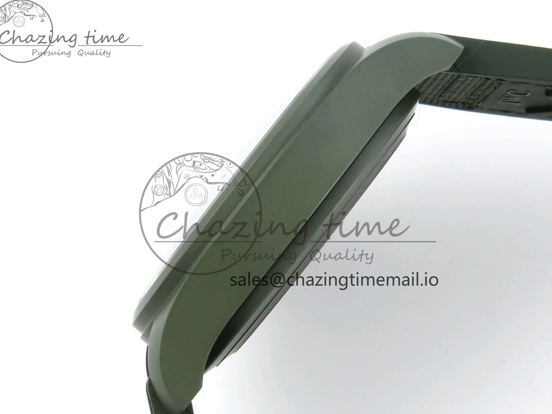 MIROTIME 0302 Big Pilot IW329802 M+F 1:1 Best Edition Green Dial on Green Nylon Strap MY Unique 7002